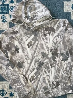 Gray Camo Abercrombie kids hoodie